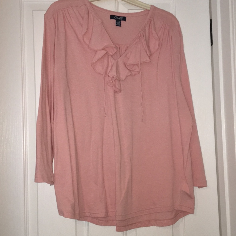 Beautiful pink Chaps top